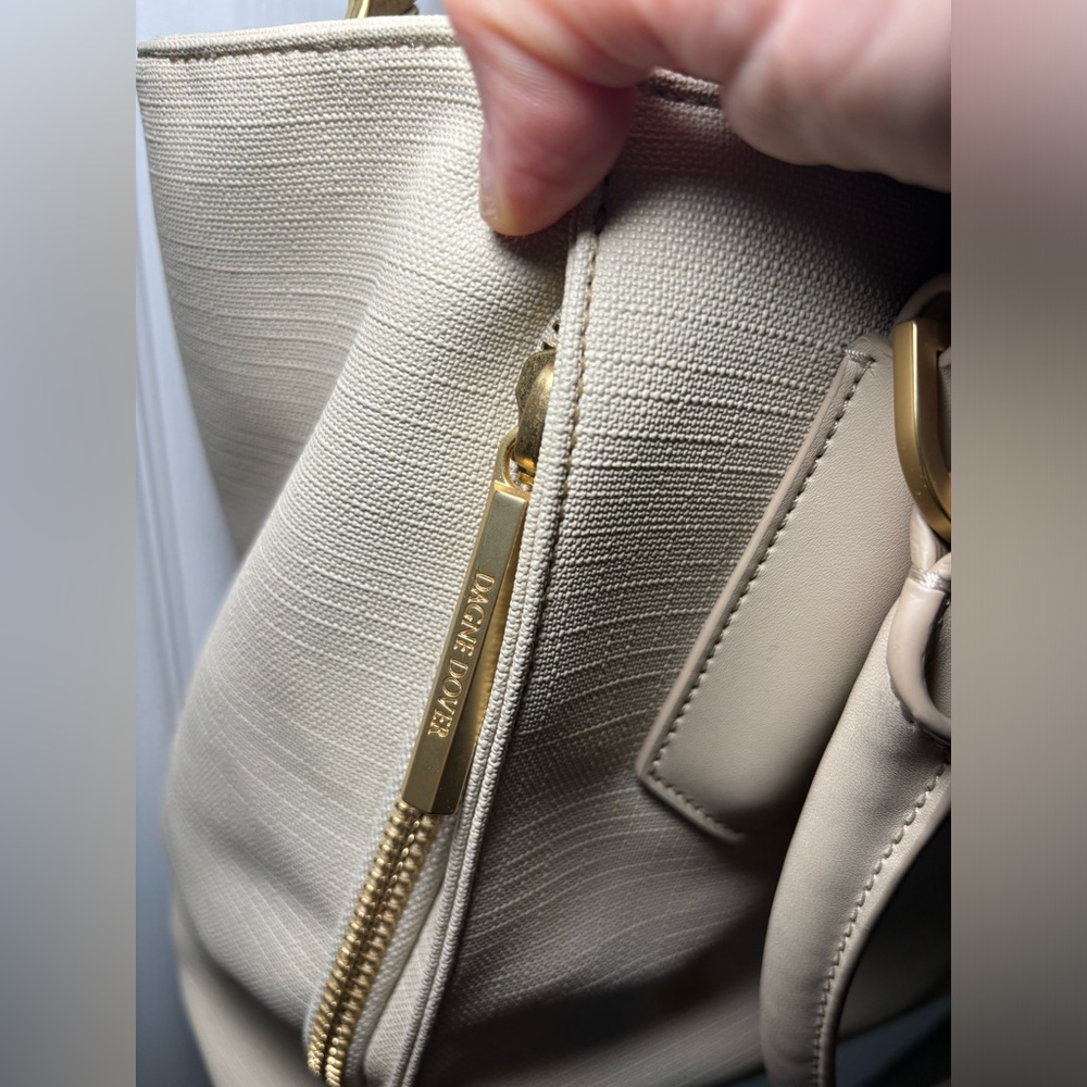 Dagne Dover Cream Tote Bag - Picture 3 of 11